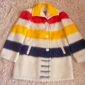 1970’s Hudson Bay ‘4-point’ trade blanket coat